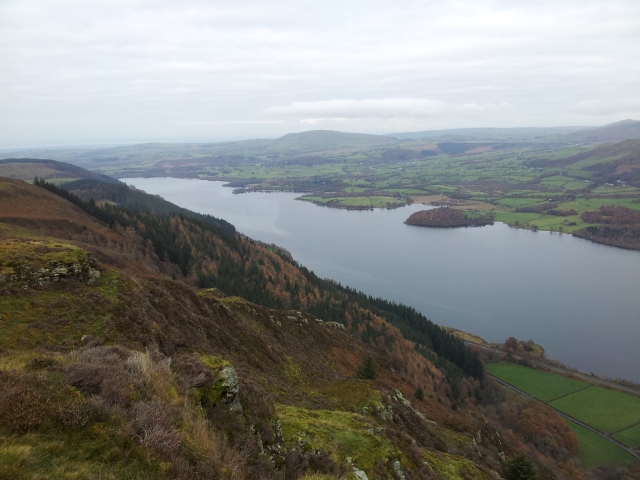 Best views of the day on Barf, north over Bassenthwaite