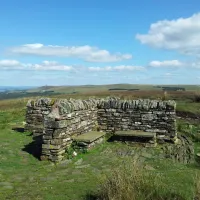 Walking the Chorley 3 Peaks - White Coppice, Great Hill, Winter Hill, Two Lads and Rivington Pike - from Lower House Car Park (12 miles)